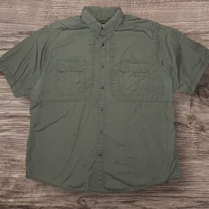 511 Tactical Men Size XL Shirt Button Up Outdoor Vented Army Green Extra Large